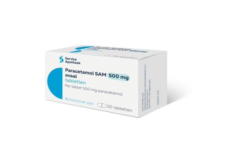 Service Apotheek paracetamol 500mg ovaal